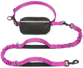 iYoShop hands-free leash with zipper pouch secures phone and keys during walks