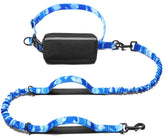 iyoshop hands-free dog leash with zipper pouch for secure storage during walks