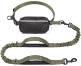 iYoShop hands-free dog leash with zipper pouch for on-the-go essentials