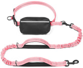 iYoShop hands free leash with zipper pouch keeps essentials secure during walks.