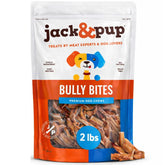 Jack&Pup Bully Bites for small dogs: 1-3 inch chews ideal for training.