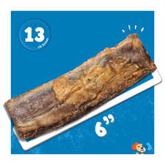 Jack&Pup 6in rib bones close-up showing meaty, smoked aroma.