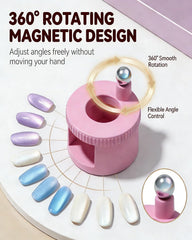 Jacvxn cat eye magnet rotating angle control for consistent cat eye lines