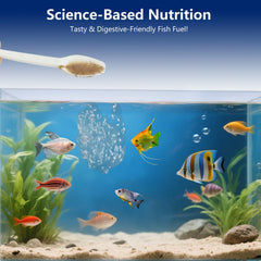 JADINGSFARM Brine Shrimp Food color enhancement visible in fish fins