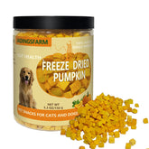 JADINGSFARM pumpkin dog cubes ready for tasty, fiber-rich treats.