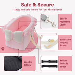 Jaoul car seat with adjustable straps for flexible mounting