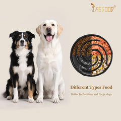 JASGOOD bowl with anti-slip base keeps the bowl steady during feeds.