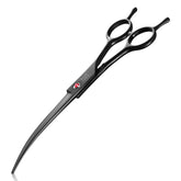 JASON 7-inch dog grooming scissor with down-curved blade for smooth trimming