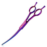 Jason Curved Shears for Dogs with ergonomic handle for comfortable, precise grooming.