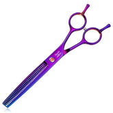 JASON grooming scissors with ergonomic handle for precise dog grooming.
