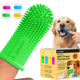 Jasper 360° dog toothbrush with all-around bristles for a thorough clean.