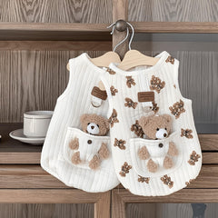 Jatmira puppy outfit features easy-to-wear front closure for quick dressing