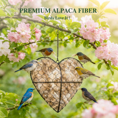 Javewot refillable nesting heart supports seasonal nesting and reuse
