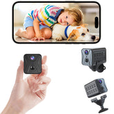 javiscam 4K mini spy camera with wide-angle view for room monitoring