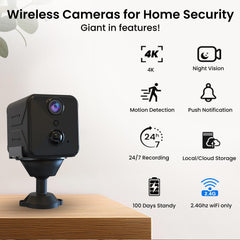 Javiscam night vision 4K image for clear low-light monitoring