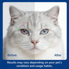 Jdicklary Pet Eye Cream texture close-up shows smooth natural formula.