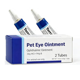 Jdicklary Pet Eye Cream tubes packaging for easy daily use.