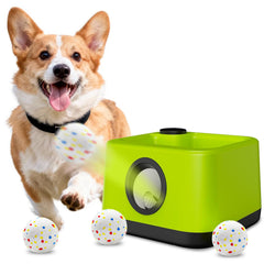 JDXSZ automatic dog ball launcher front view for hands-free play.