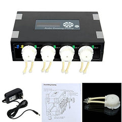 Jebao DP-4 control panel with tubing setup for customizable dosing
