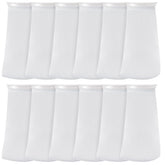 Jecery 16-pack 4-inch ring filter socks capture fine debris for cleaner water.