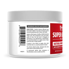Jeffers Super Sulfur paste used on a cat-application to calm irritated areas
