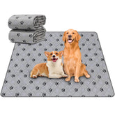 JERIA two-pack 36x41 waterproof non-slip pee pad for reliable puppy training and protection.
