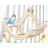 Jevnd Bird Perch Toy: swinging perch to promote exercise and balance for small parrots.