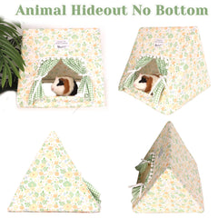 Jevnd Guinea Pig Hideout Large assembly-ready frame enables quick setup and play.