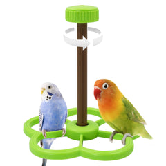 Jevnd Washable Bird Spinning Toy with 360-degree rotation for engaging parakeet play