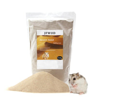 JFWOD hamster bath sand 7.7 lb bag ready for regular sand baths.