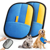JGLXF pet hair removal gloves front view for quick, efficient grooming.