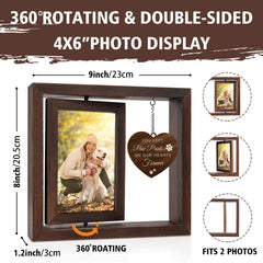 Jigfoxy eco friendly MDF frame with rustic texture preserves memories