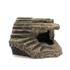 JIHAQUA resin hideouts habitat setup demonstrates versatile use for multiple pets