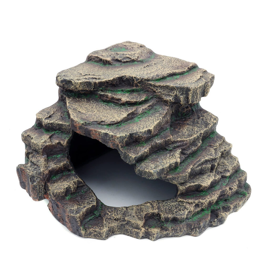 JIHAQUA Bearded Dragon Hideout, extra-large, shelter and privacy for terrariums.
