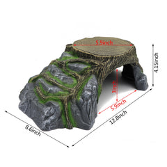 Jihaqua Extra Large Resin Hideout side view, blends with natural habitat while offering privacy.