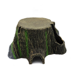Jihaqua Extra Large Resin Hideout textured surface, enhances realistic look in land and aquatic setups.