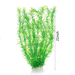 JIHAQUA heavy ceramic base plant, stable decor that stays put in active tanks