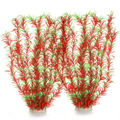 JIHAQUA tall plastic aquarium plants add height and realism for a natural underwater look.