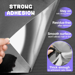 JINVOGREEN adhesion-enhanced cover removes cleanly with no residue on fabric.