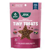 Jinx Beef and Banana training treats front-pack, a high-value reward for training.