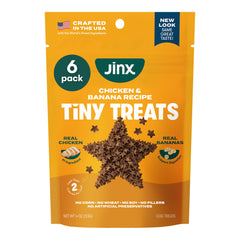 Jinx chicken banana training treats bag for motivating training sessions.