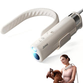 JirPet neck-dryer with hands-free hang for grooming sessions