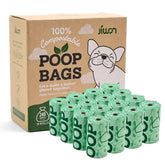 JIWON dog poop bags 240 count provide durable waste containment for clean yards