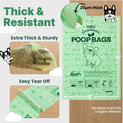 JIWON plant-based material for eco-friendly waste bags