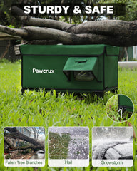 Escape door access feature showing quick exit design for cats