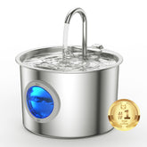 JLVDXN cat water fountain 2.2L with detachable tank for easy refills.