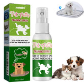 JoanofArc potty training spray bottle close-up showing safe, fragrance-free formula for gentle training