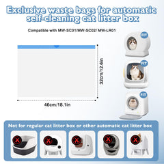 Joddguu heavy-duty polyethylene bags resist leaks and tears for reliable waste containment