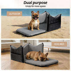JOEJOY waterproof leather finish cleans easily after messy trips.
