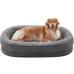 JOEJOY orthopedic dog bed with egg-crate foam for joint comfort